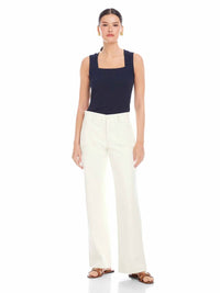 Fifteen Twenty - Sophia Faux Leather Wide-leg Pants