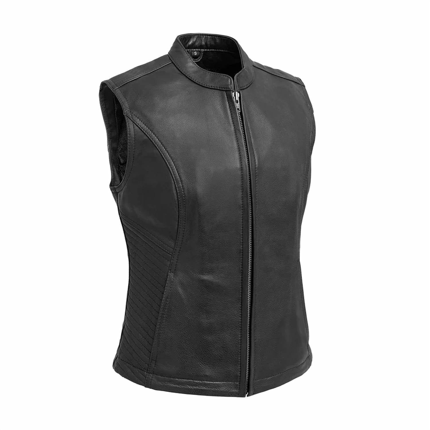First Mfg Co. - Women's Nina Motorcycle Leather Vest