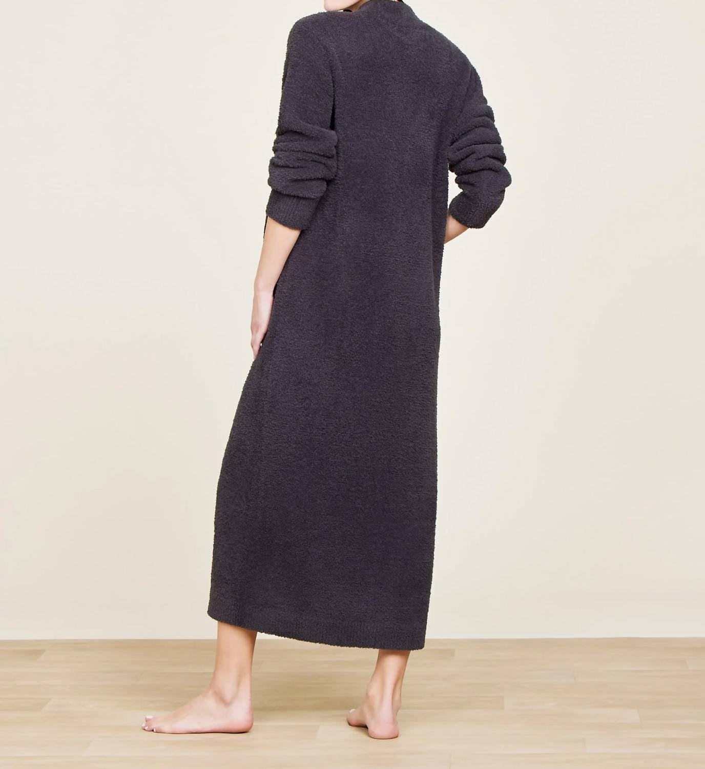 Barefoot Dreams - Cozychic Zip V-neck Lounger Dress