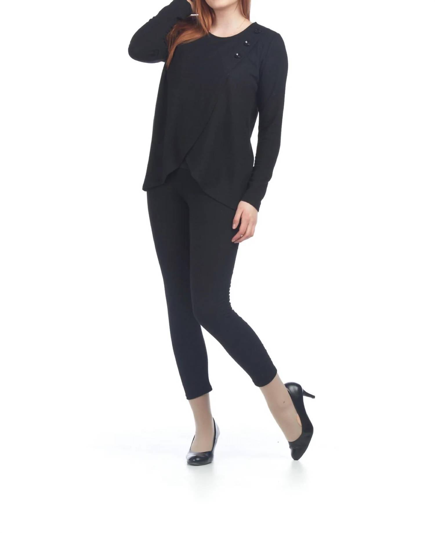 Papillon - Crossover 3 Button Top