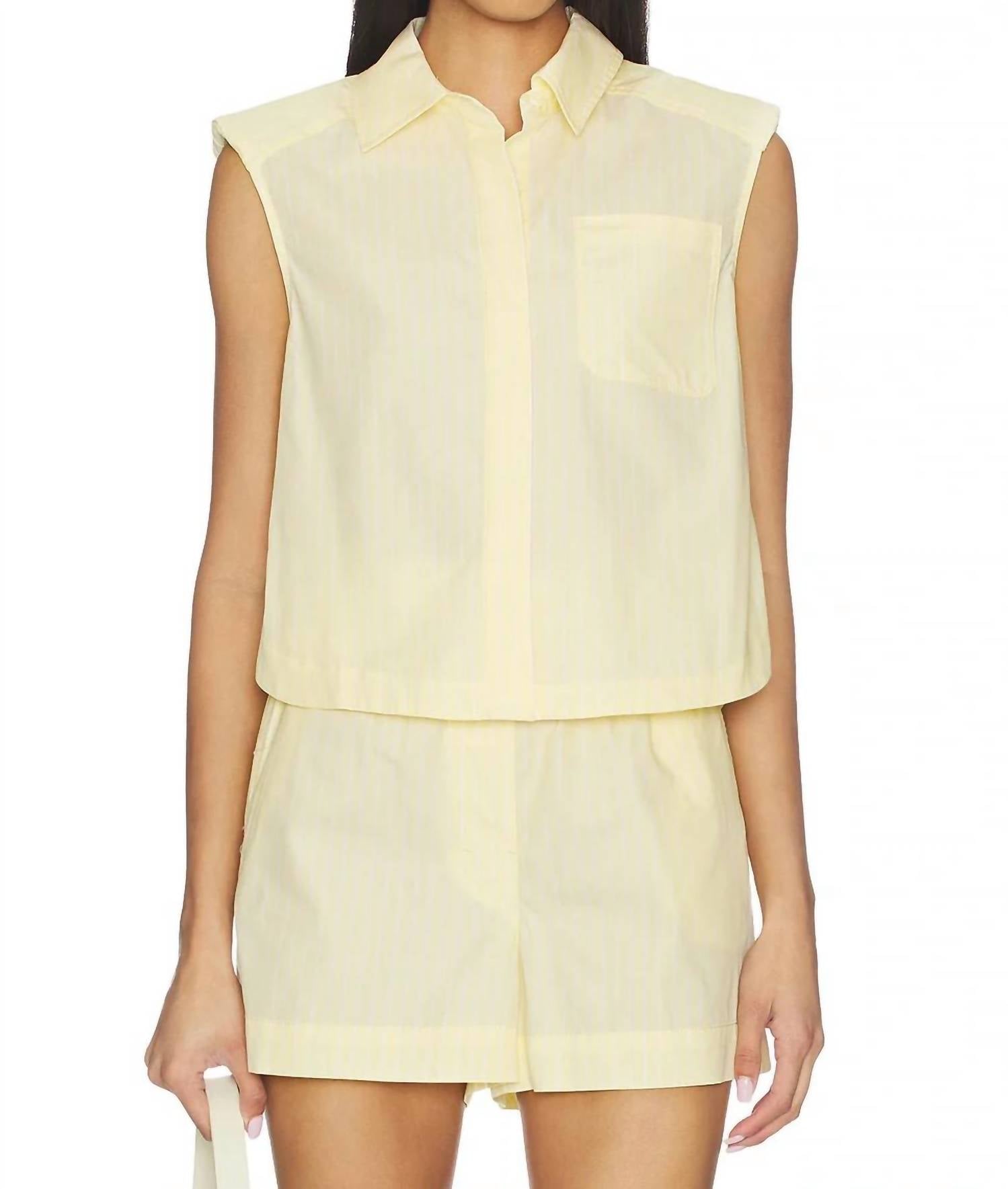 Simkhai - Winslow Cropped Shirt
