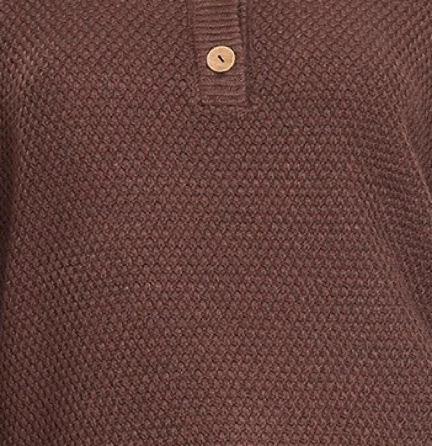 Zenana - Henley Basic Sweater