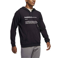 adidas Men's Definition Basketball Hoodie in black - men's shirt - view 4