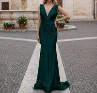 Amelia Couture - Sleeveless Bodycon Stretchy Bridesmaids Dress