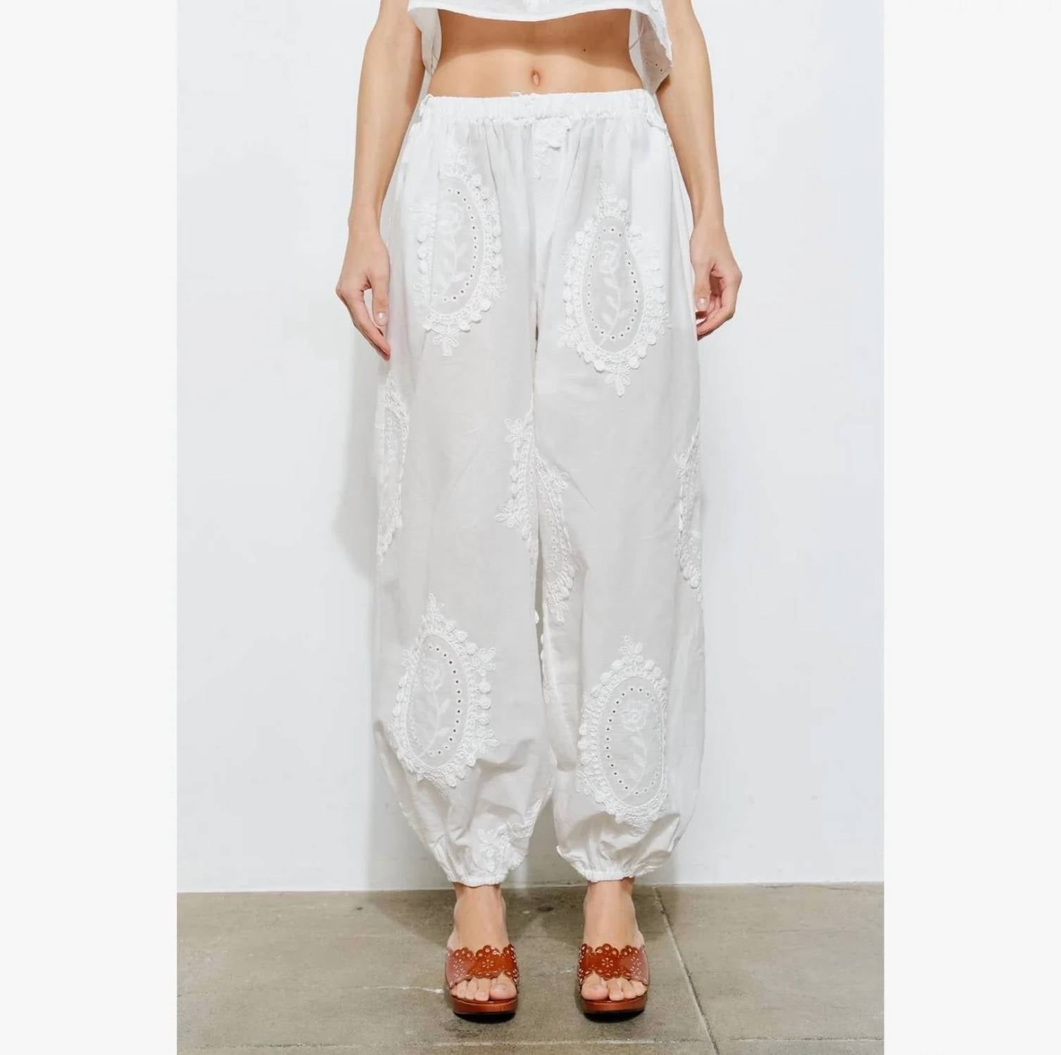 Loucia - Owen Embroidered Jogger