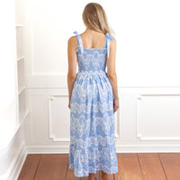 8 Oak Lane - Tie Top Smocked Dress