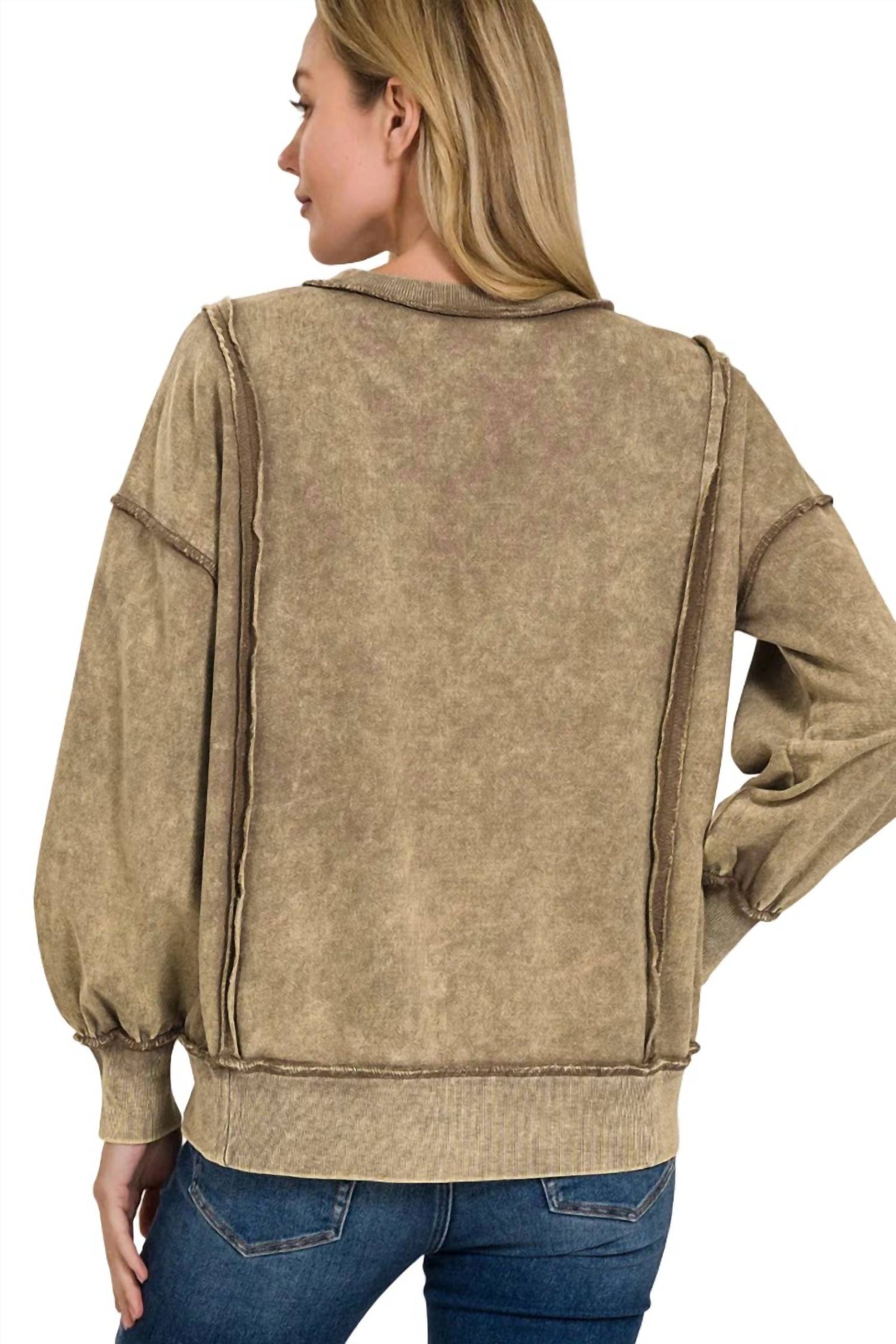 Zenana - Avery Pullover Sweater