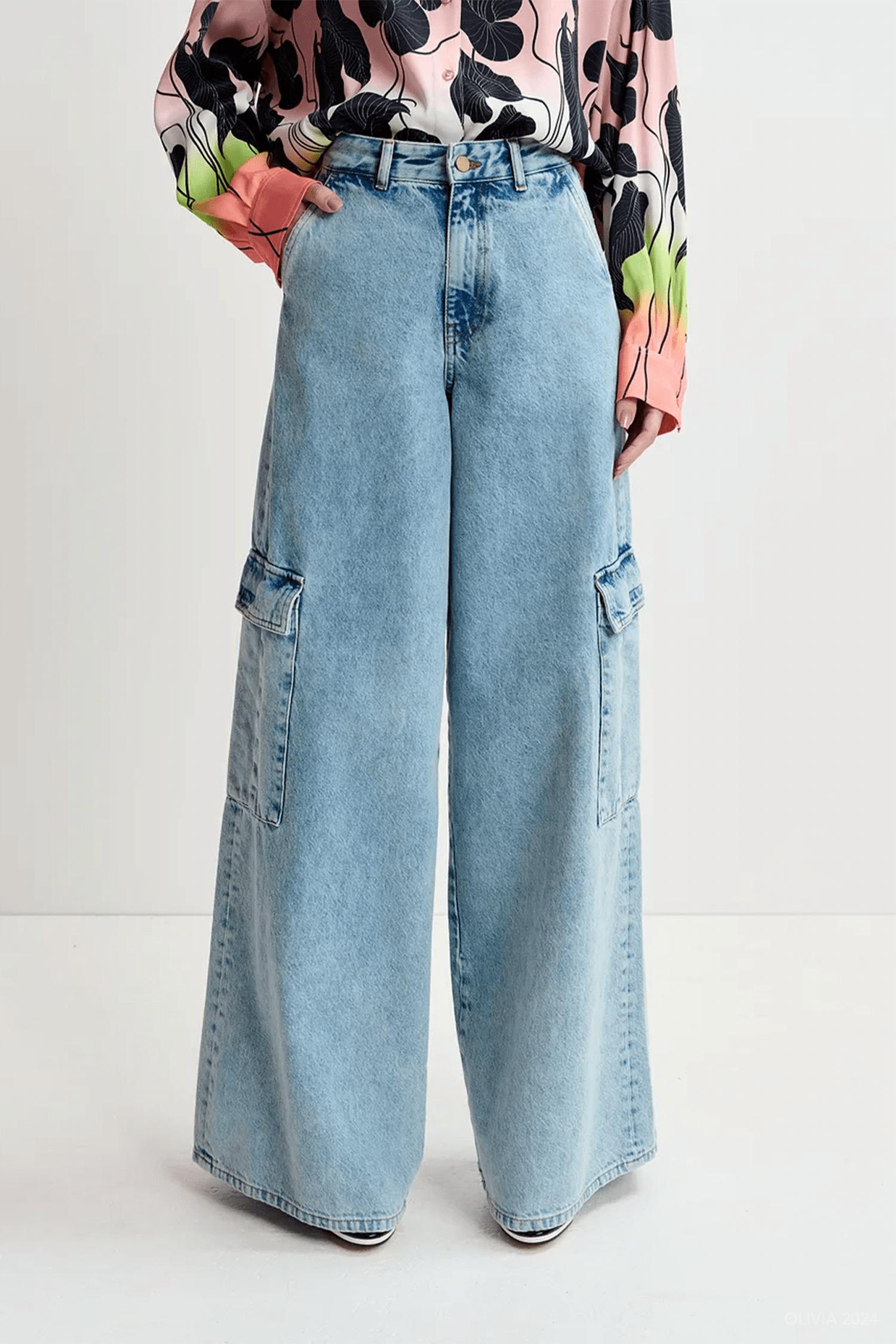 Essentiel Antwerp - Gnome Wide-leg Cargo Jeans