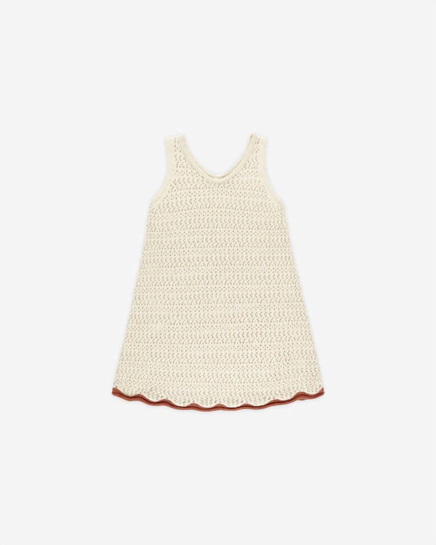 Rylee + Cru - Girls Crochet Tank Mini Dress