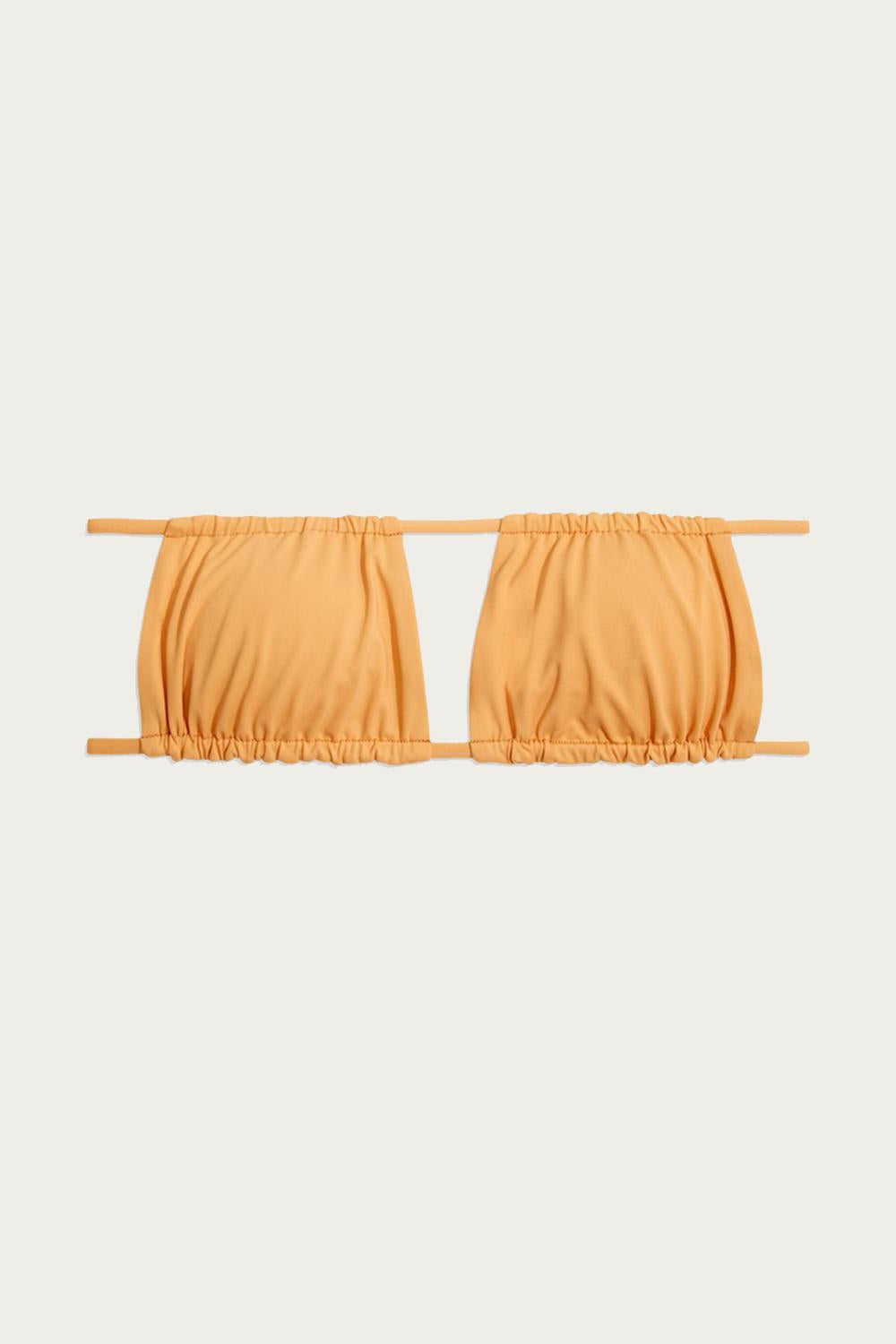 RUCHED BANDEAU BIKINI TOP