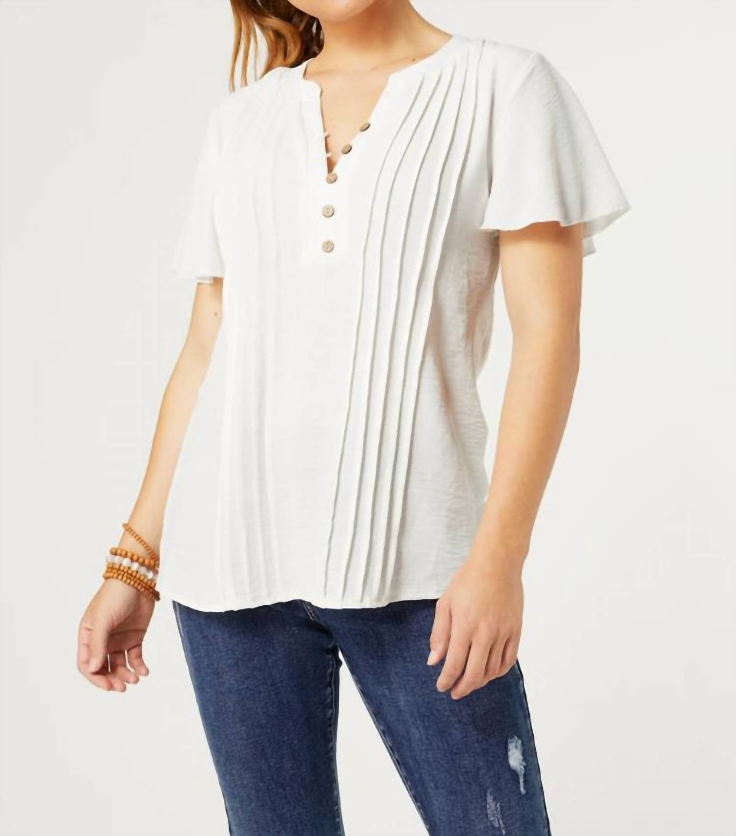 Coco + Carmen - Savanna Button Down Top