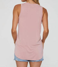 Another Love - Esther Breast Pocket Tank Top