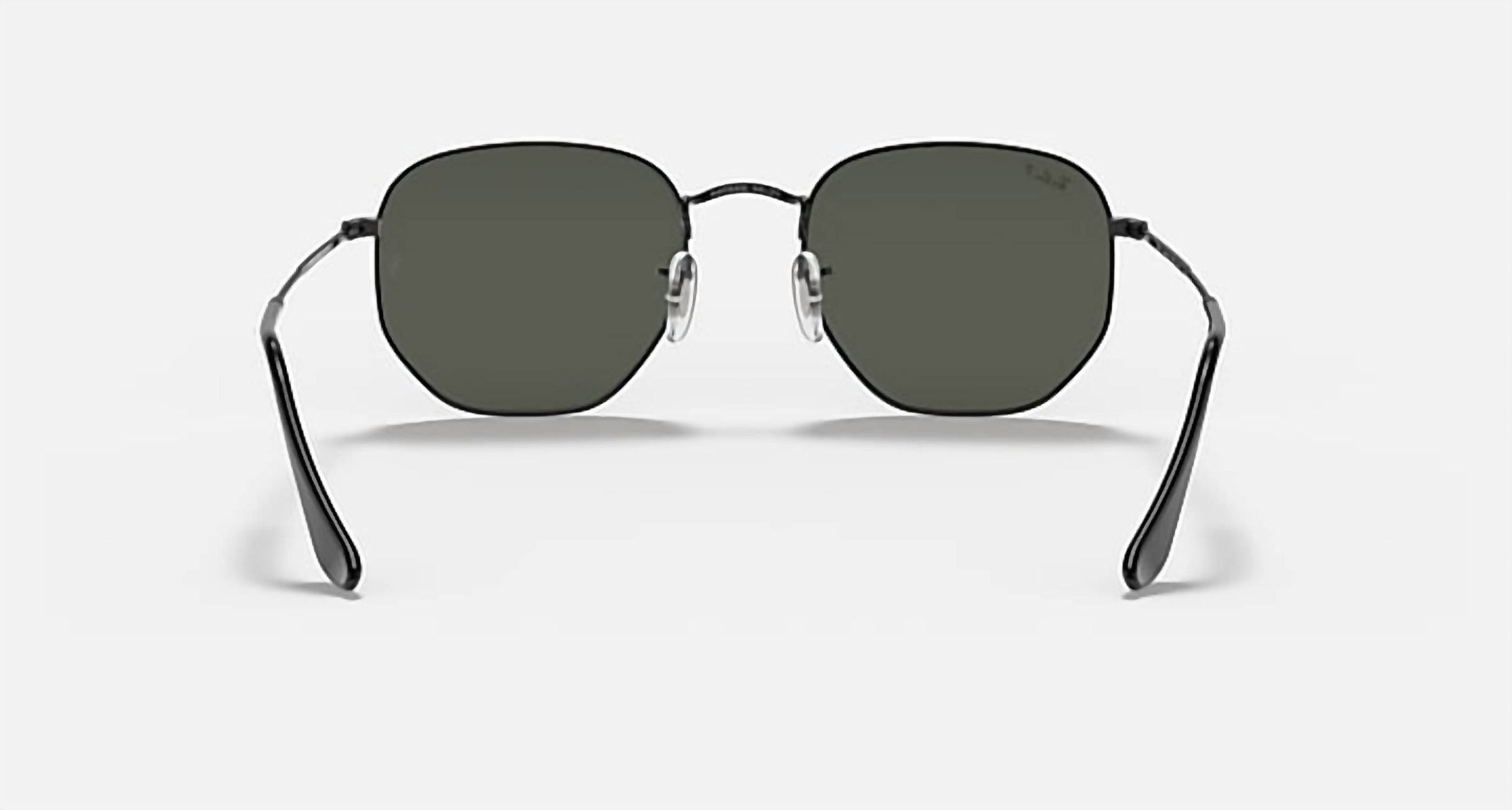 Ray Ban - Hexagonal Flat Lens Large Polarized Sunglasses Rb3548n 002/58