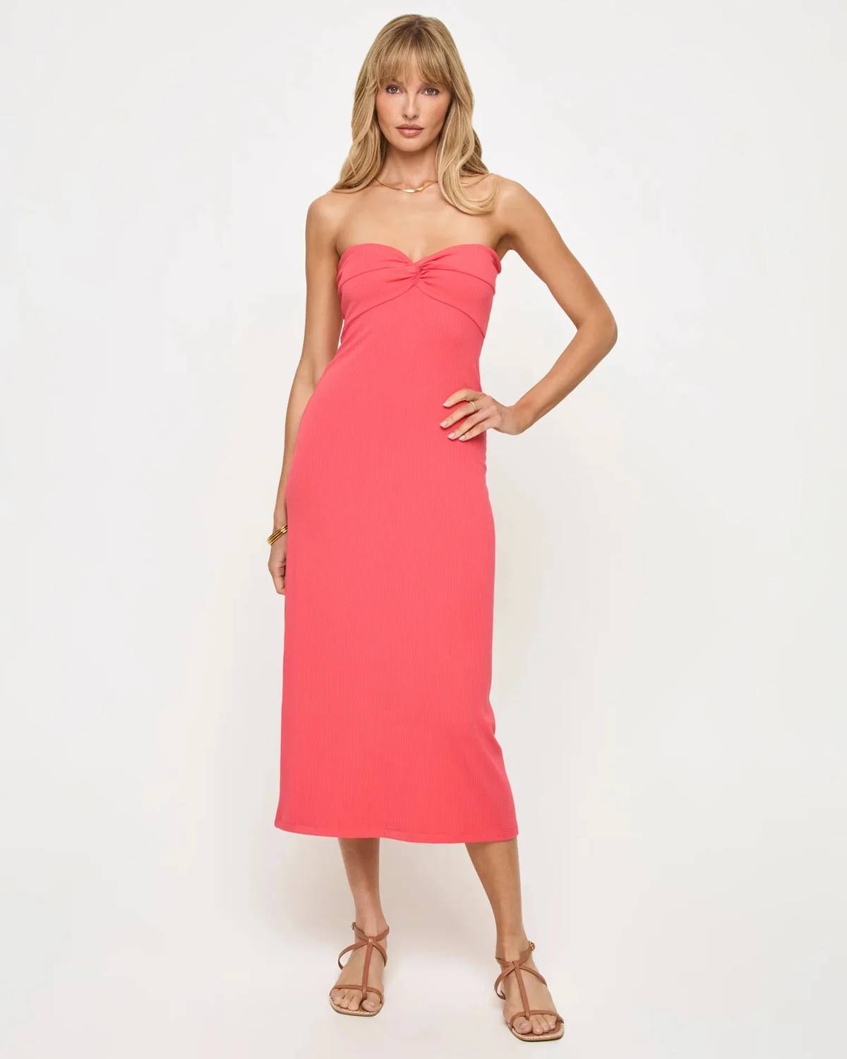 L*Space - Lisette Strapless Midi Dress