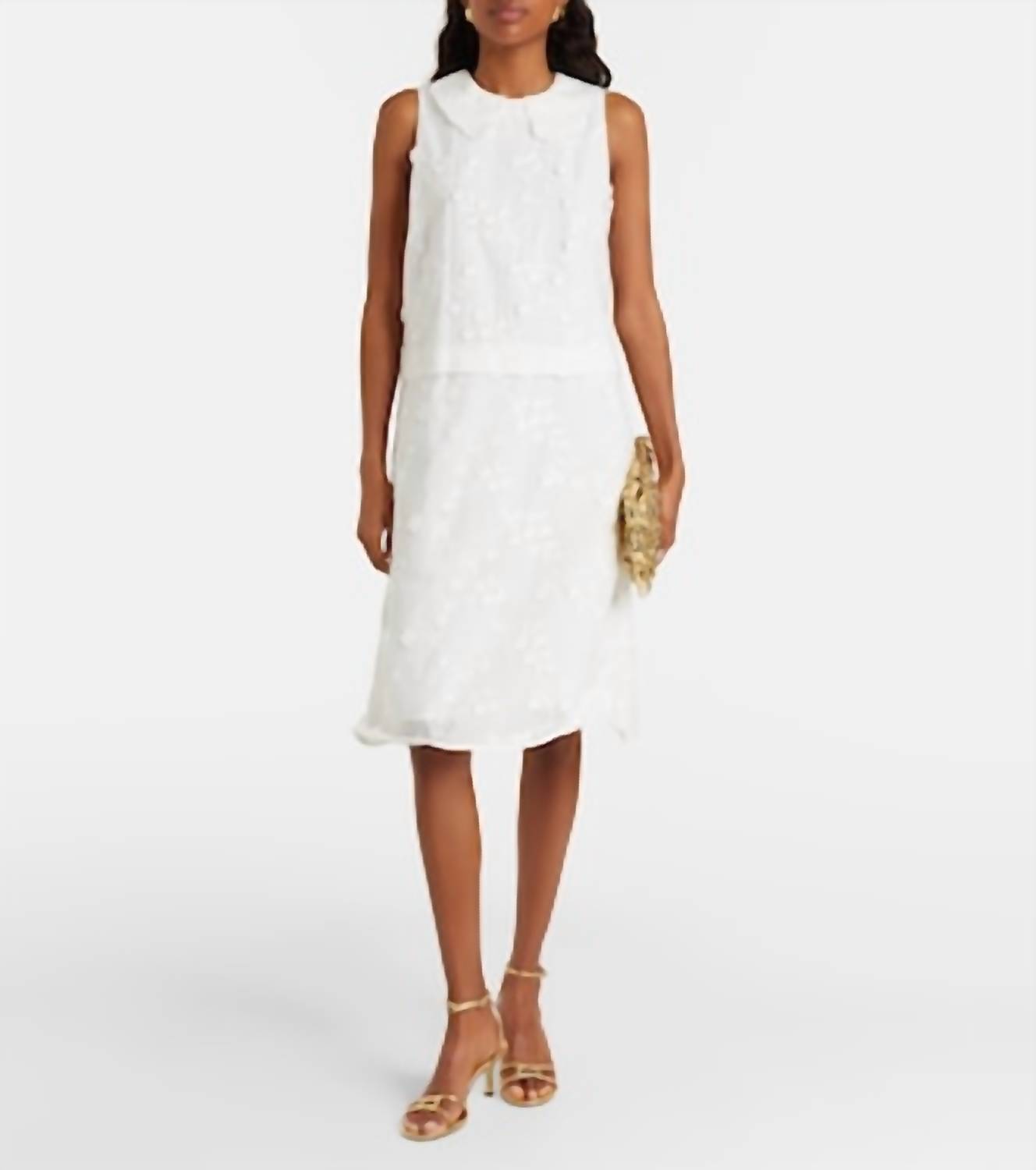 DOROTHEE SCHUMACHER Light Volumes Dress in white - women's dress