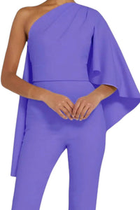 Safiyaa - Zephyra One-shoulder Jumpsuit