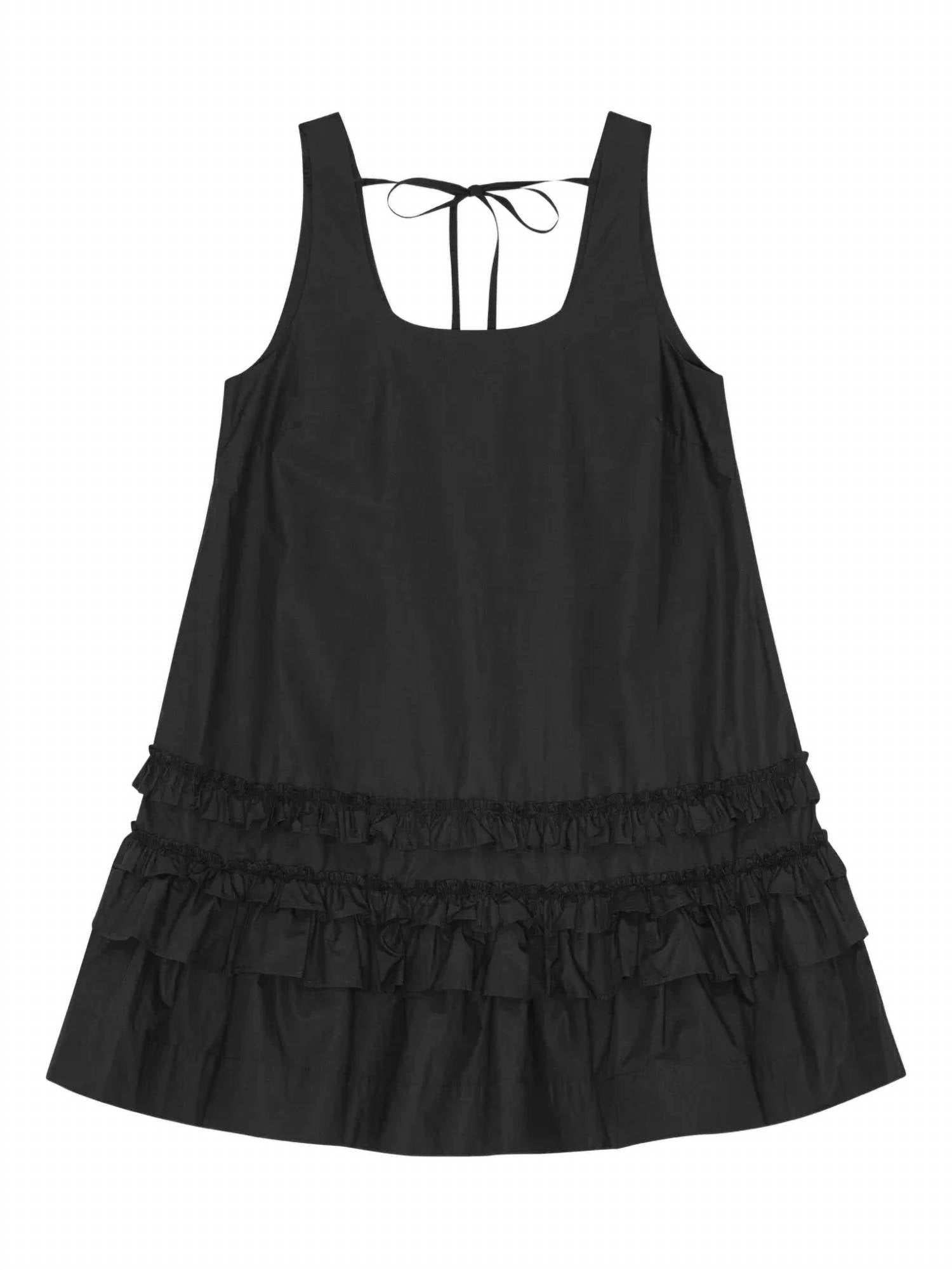 Ganni - Cotton Poplin Mini Dress