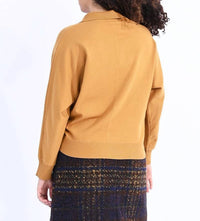 High Neck Buttoned Sweater