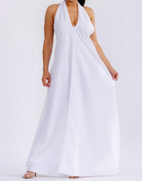 Karen T Design - Halter Neck Maxi Dress