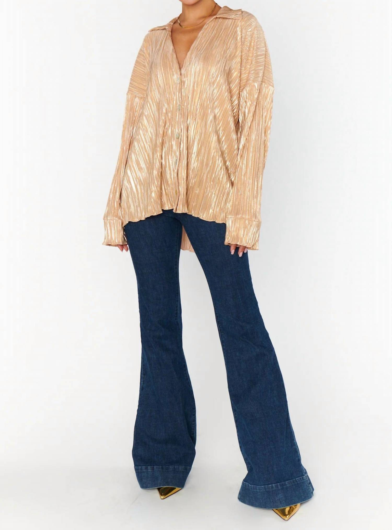 Show Me Your Mumu - Christmas Dinner Satin Top