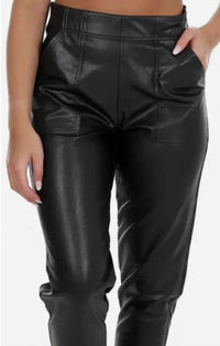 Spanx - Faux Leather Jogger Pants