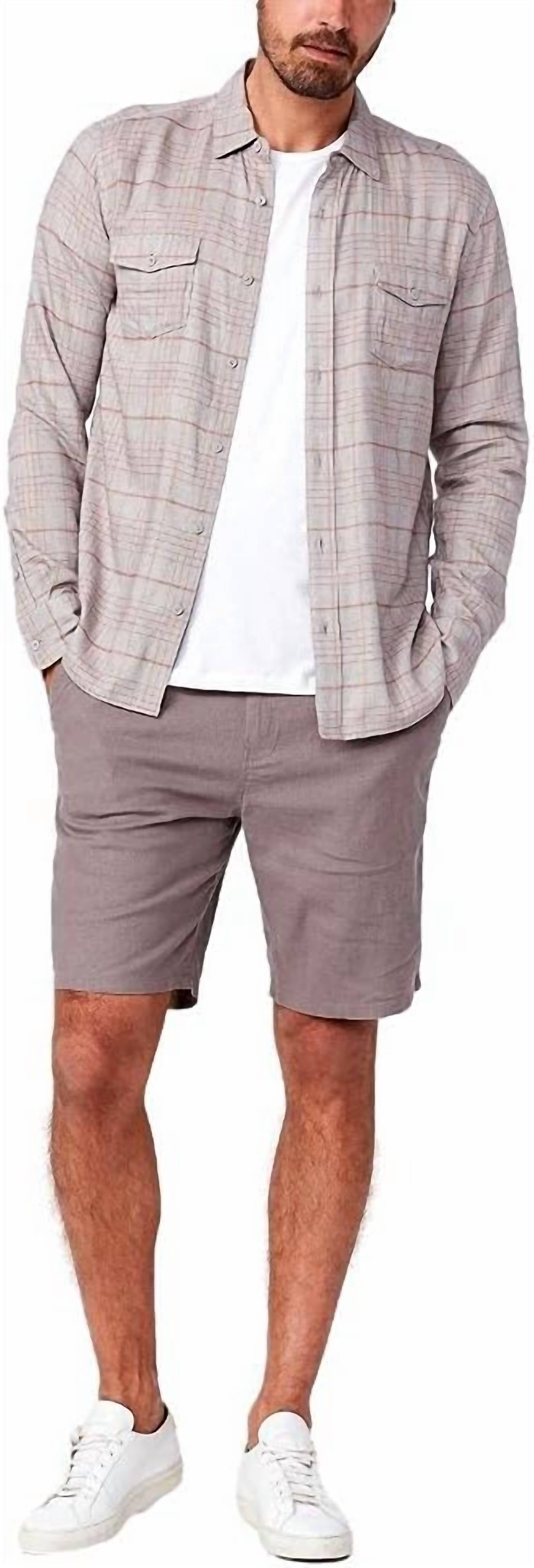 Paige - Thompson Stretch Linen Casual Classic Fit Short