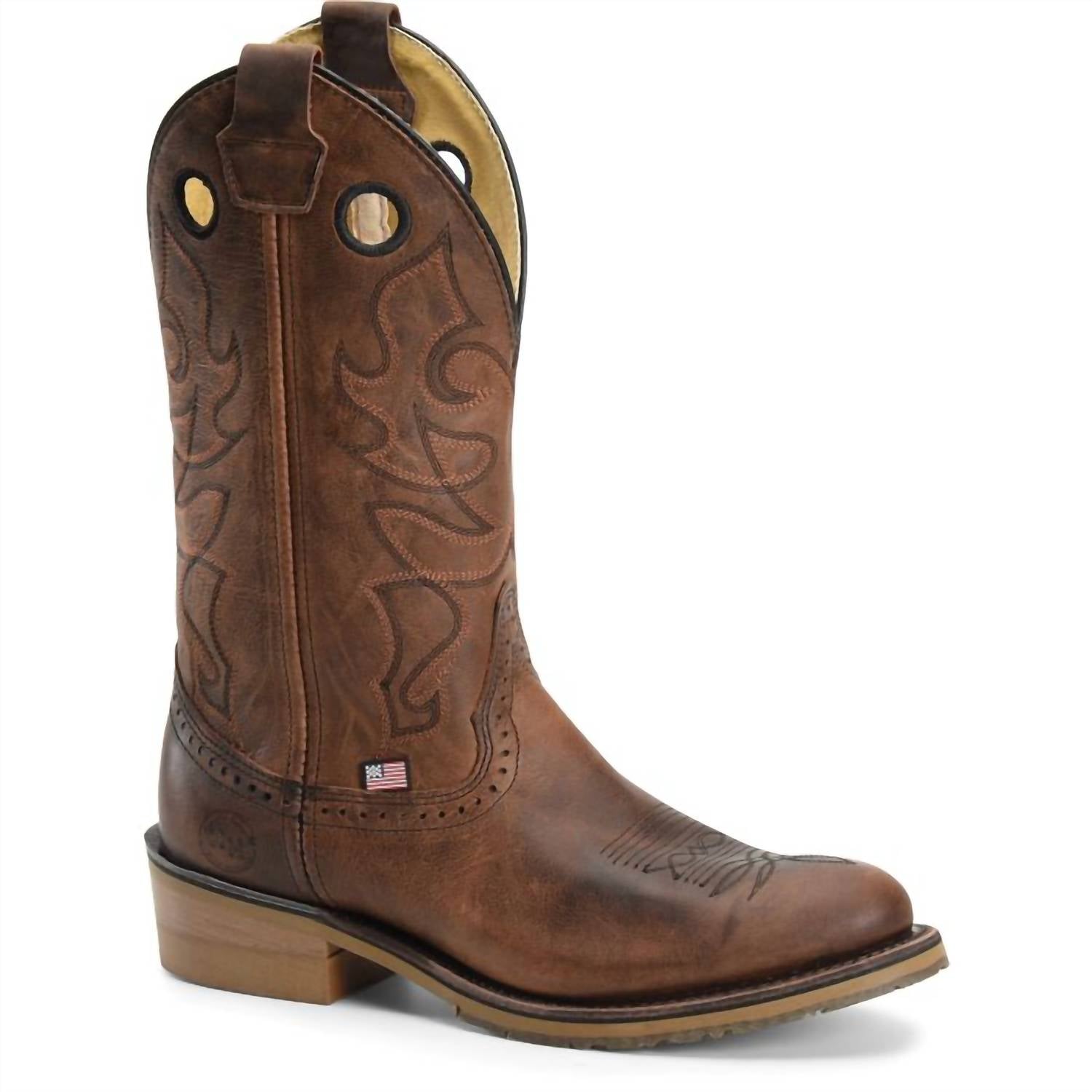 Double-H Boots Men's Kilgore 12 Work Western Boots in domestic - men's boots