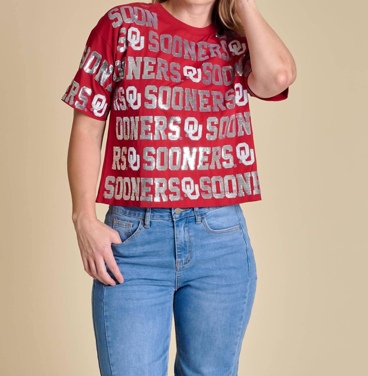 Stewart Simmons - Sequin Repeat Tee