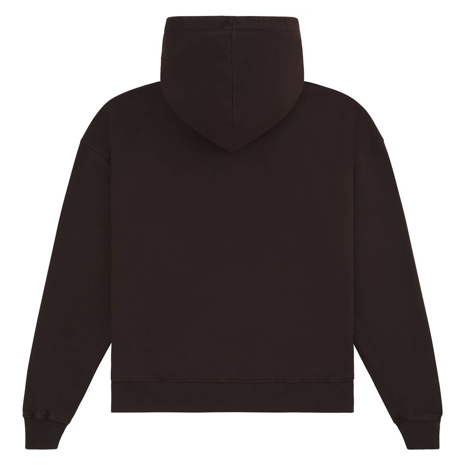 Diet Starts Monday Men's French Terry Biker Hoody in brown - men's shirt - view 4