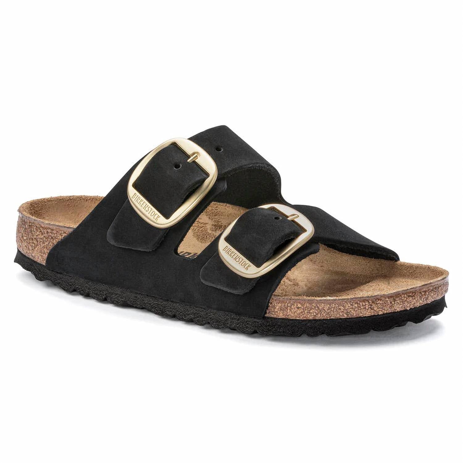 Birkenstock - Unisex Arizona Big Buckle Nubuck Leather Sandals