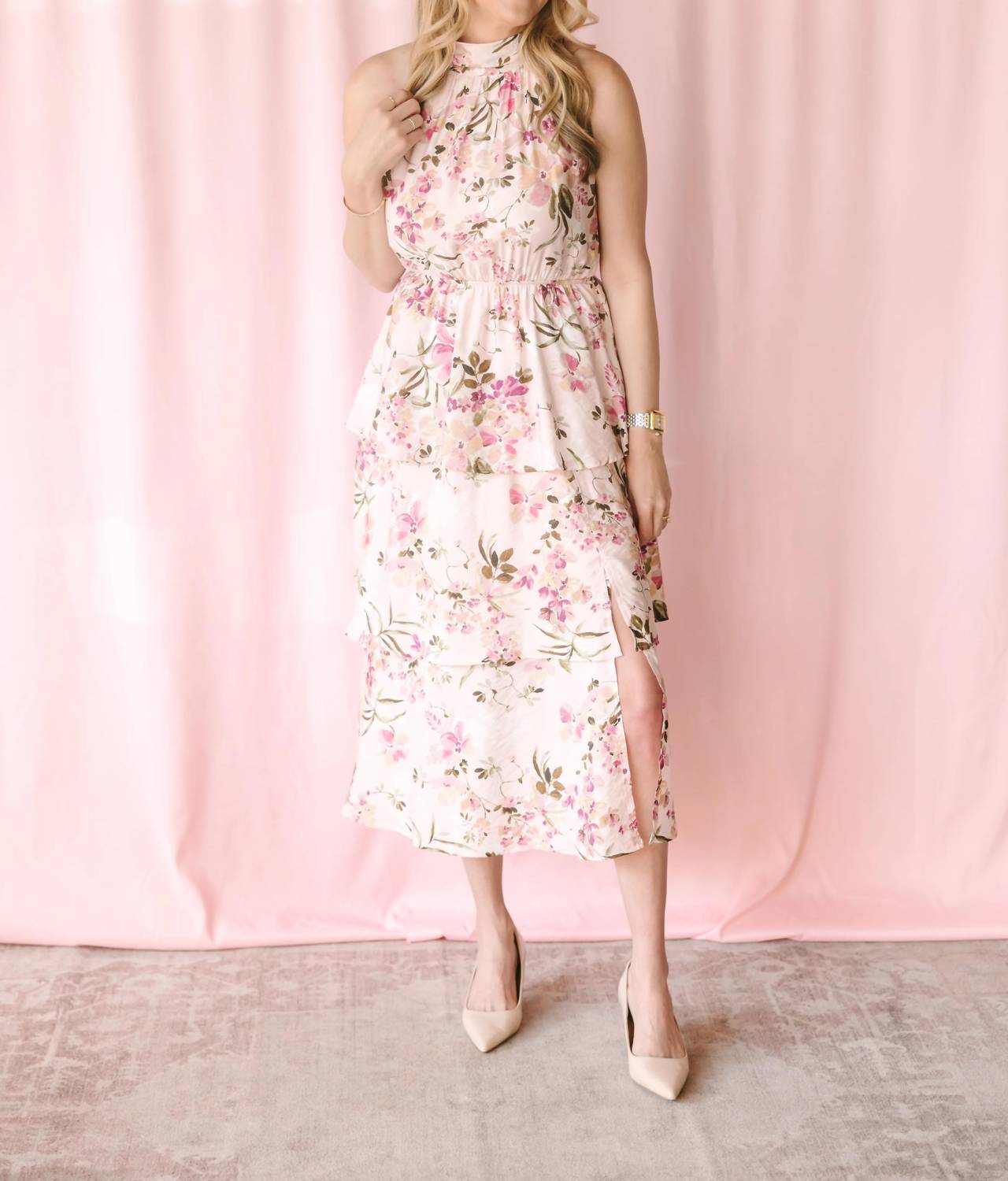 Gilli - Floral Midi Dress