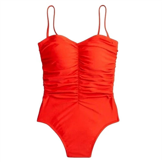 J.Crew - Women's Ruched Sweetheart One-piece Swimsuit
