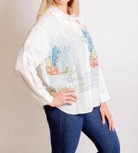 Lior - Patio Print Top