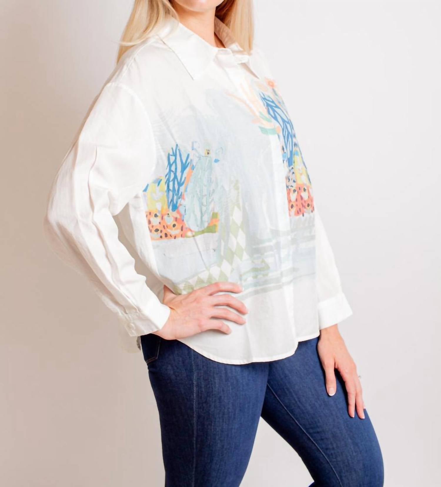 Lior - Patio Print Top
