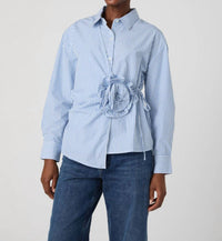 French Connection - Cambria Cot Stripe Crosa Shirt