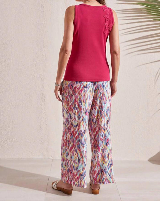 Tribal - Lace Applique Tank Top