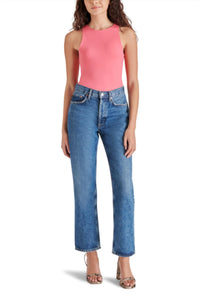 STEVE MADDEN Nico Sleeveless Bodysuit in fruit dove - women's shirt