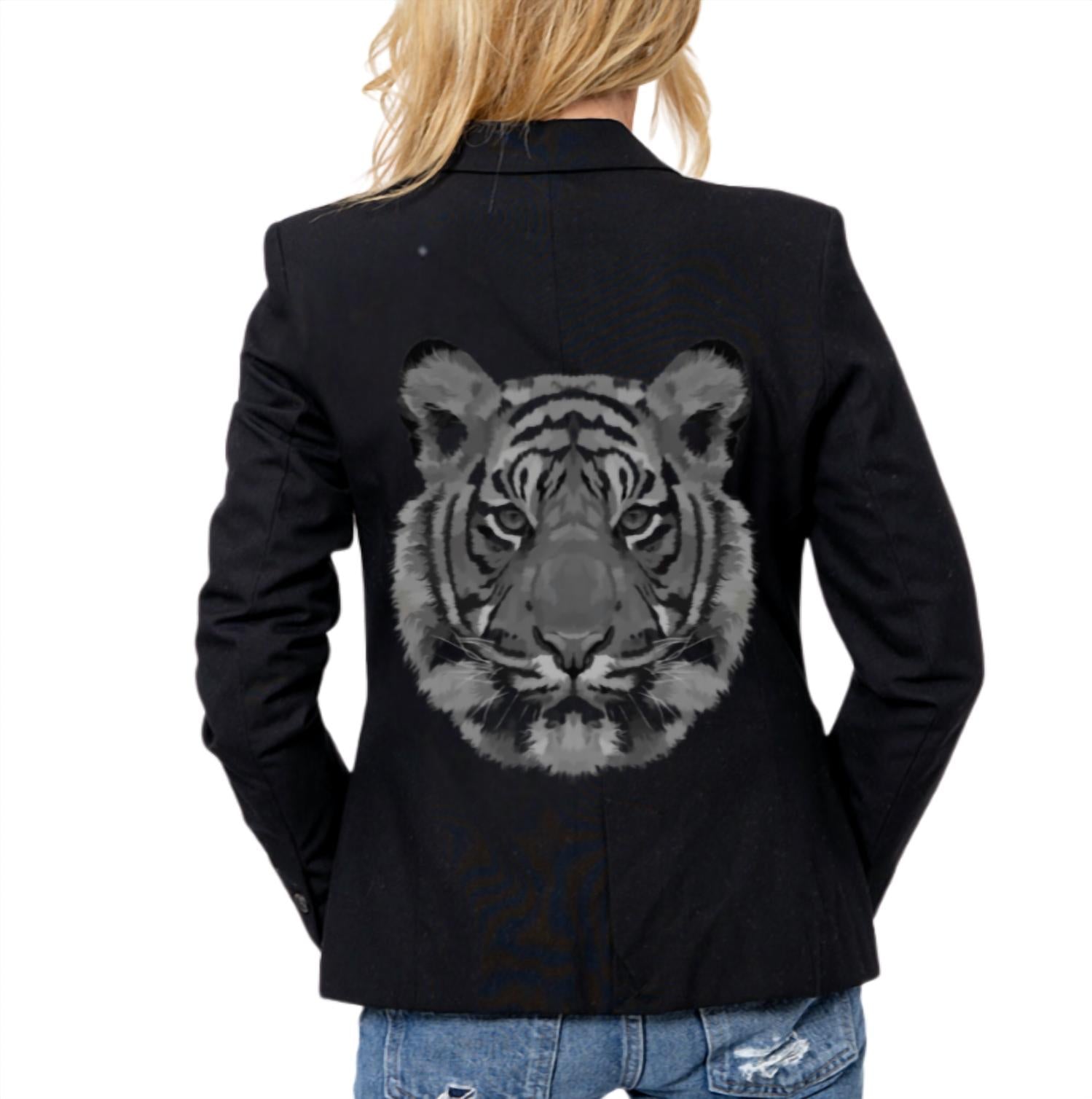 Hipchik - Women's Tiger Graphic Blazer