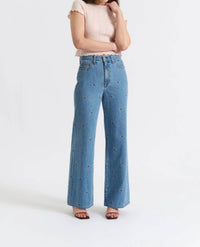 Daze - Women's Far Out High Rise Wide Leg Denim