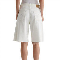 AG Jeans Women's Hattie Short in ivory mist - women's shorts - detail view