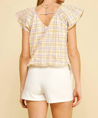 Pinch - Check Print Blouse