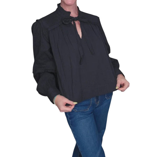 Frnch - Tie Neck Blouse