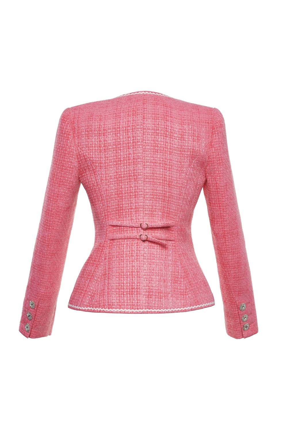 Cosette Diana Blazertweed Blazer & Skirt Set in pink - women's jacket - view 5
