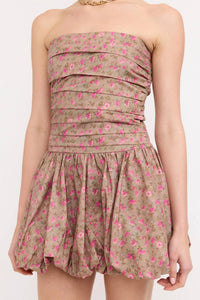 Sofie the Label Carmel Floral Mini Dress in fuchsia - women's dress - view 4