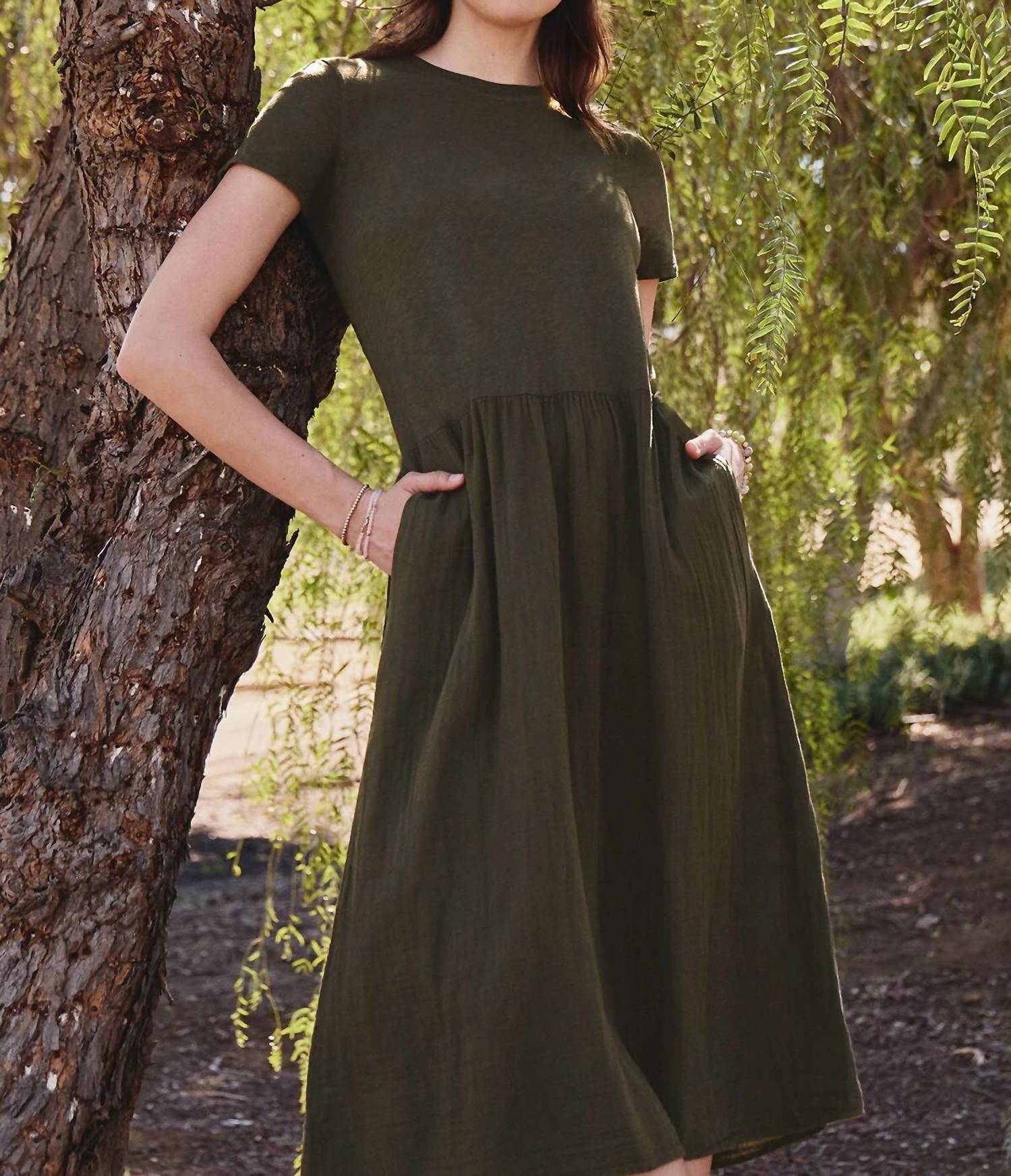 Velvet By Graham & Spencer - Itza Cotton Midi Dress