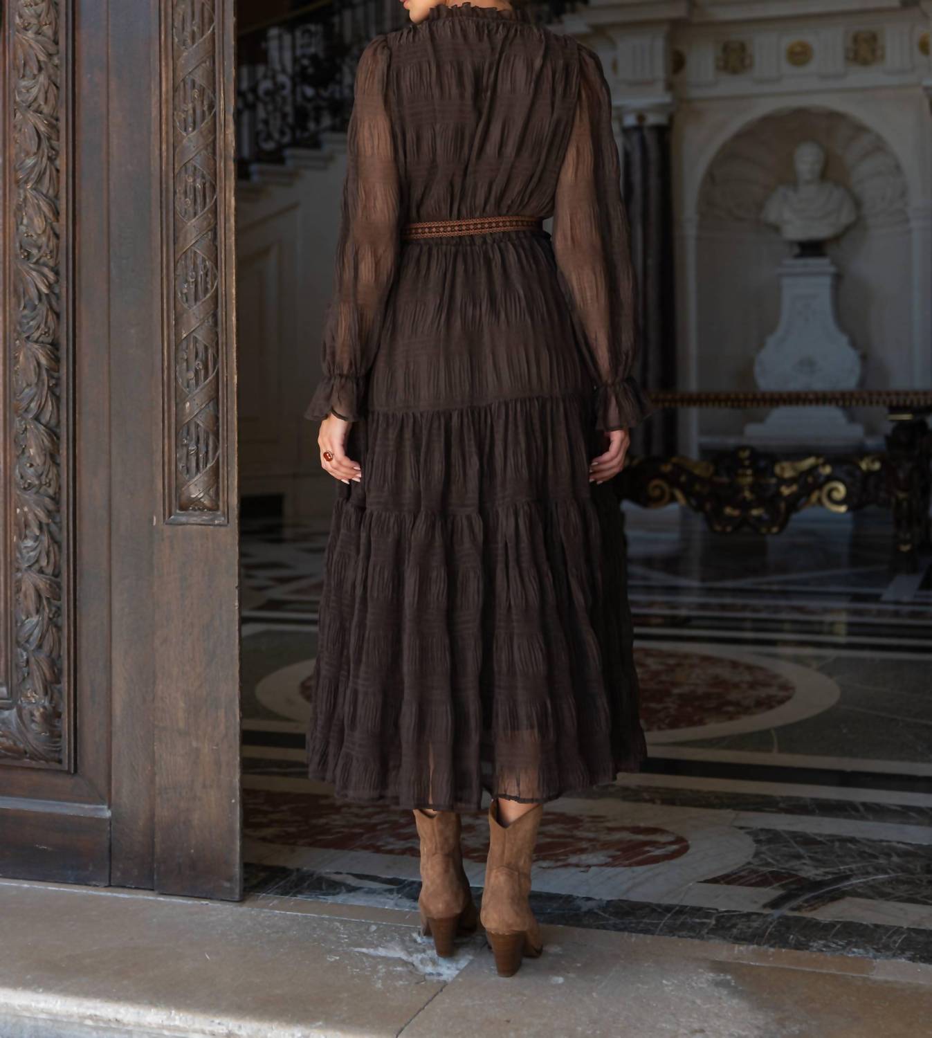 Choklate Paris - Simone Ruched Long Dress