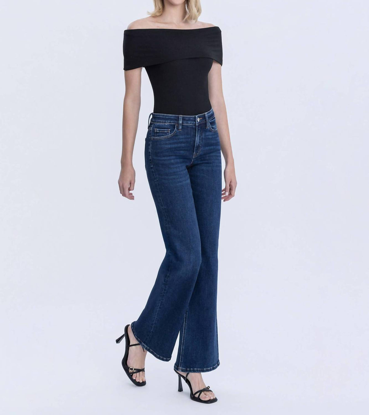 Vervet By Flying Monkey - Cheryl High Rise Vintage Flare Jeans
