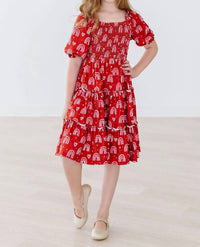Mila & Rose - Girl's Cloud Nine Smocked Ruffle Twirl Dress