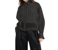 Brunello Cucinelli - Crispy Silk Shirt With Dazzling Alpaca Stripes