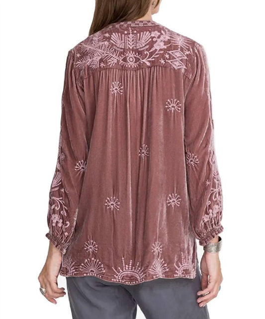 Dylan Double Tassel Peasant Blouse